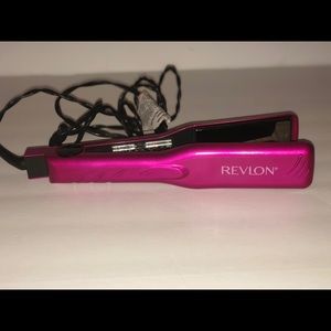 Revlon flat iron pink hair straightener